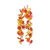 100/175CM Artificial Maple Leaf Garland UV Resistant Fall Halloween Thanksgiving Day Harvest Festival Autumn Mantle Porch Indoor Outdoor Decoration