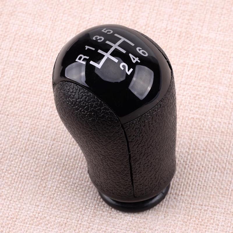 6 Speed Black Manual Gear Stick Shift Level Knob Head Fit for Ford Focus Mondeo MK3 S-MAX C-MAX Mustang