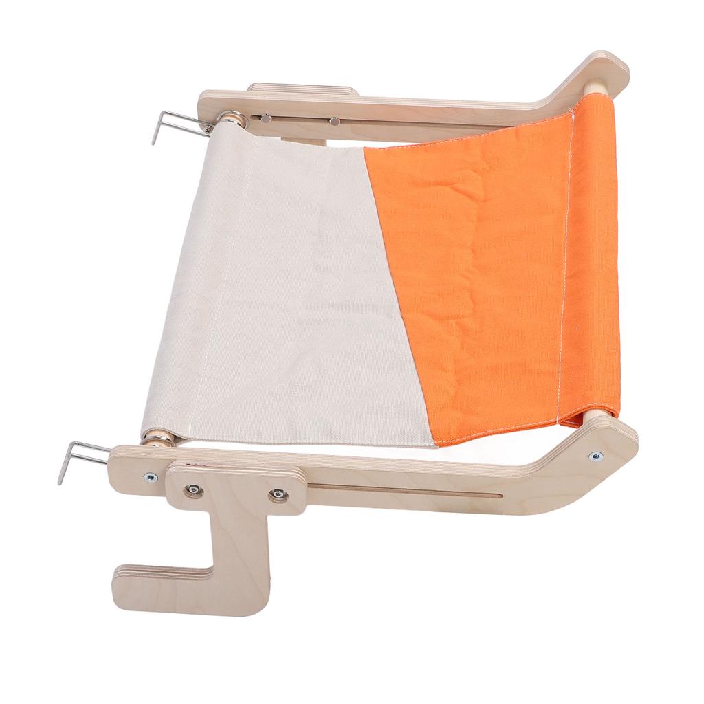 Cat Window Perch Wood Window Hanging Pet Hammock Sturdy Frame Cat Sleeping Bed Seat Shelves for