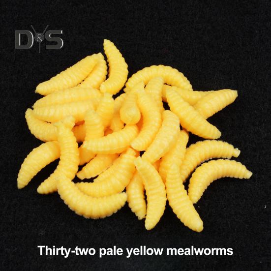 Мягкие рыболовные приманки, набор, яркие цвета, реалистичные, миниатюрные искусственные черви, рыболовная приманка с футляром для хранения