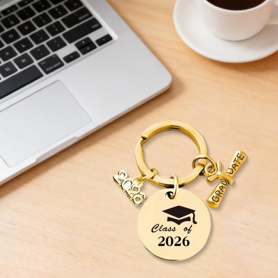Выпускной брелок 2026 года Выпускники средней школы и колледжа Значимый выпускной брелок для нее и для него Выпускное украшение