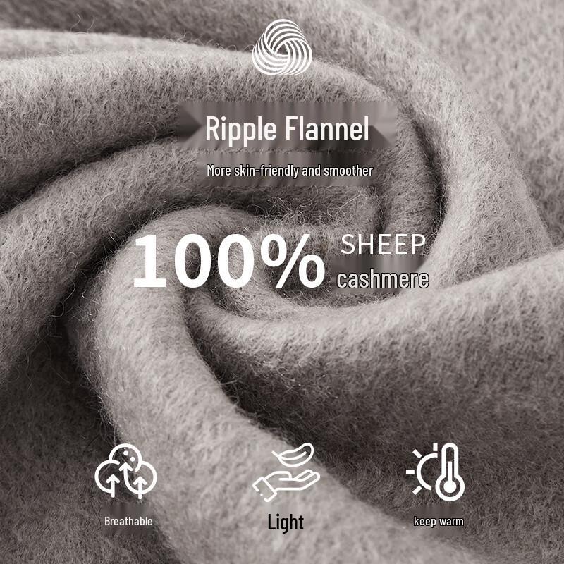 Hengyuanxiang Unisex 100% Cashmere Scarf