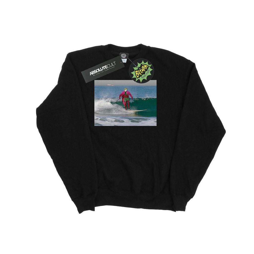DC Comics Womens/Ladies Batman TV Series Joker Surfing Sweatshirt