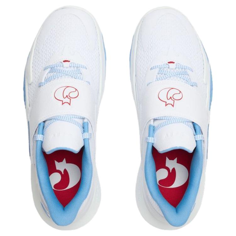 Curry Brand Curry Fox 2 Синее Пламя Унисекс Кроссовки Белые 6001647-100