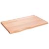 VidaXL Wall Shelf Light Brown 80x50x4 Cm Solid Treated Oak Wood 363669