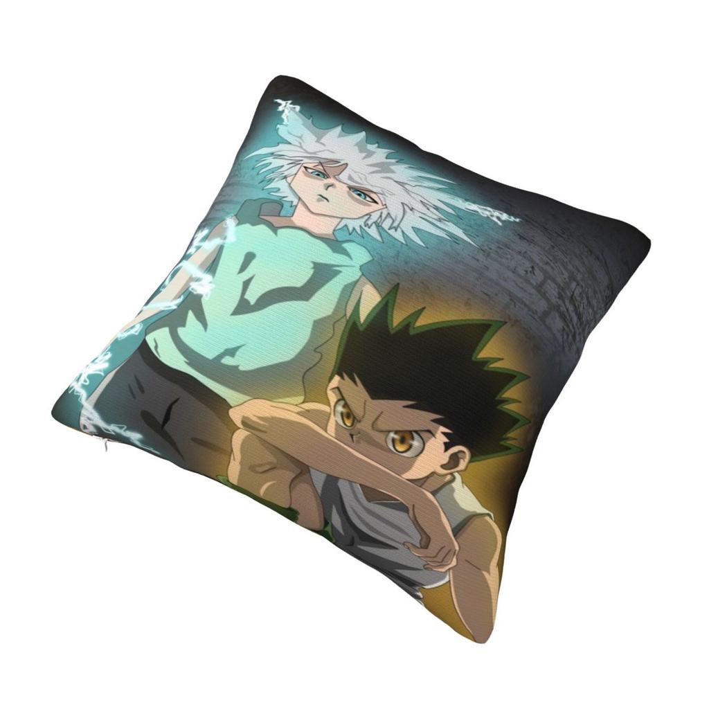 Home Decoration Hxh Gon And Killua Hunter Pillowcase Merch Pillow Cover Square Multi Size