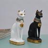 Egyptian Cat Figurine Vintage Cat Goddess Statue Home Garden Decoration Micro Landscape Ornament Souvenir Gifts