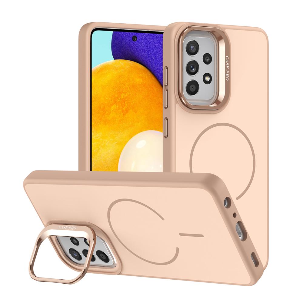 KEYSION Матовый чехол для телефона с покрытием Soft-touch и подставкой для линз, совместимый с MagSafe, для Samsung A52 A52S 5G, магнитный противоударный чехол для Galaxy A13 4G 5G