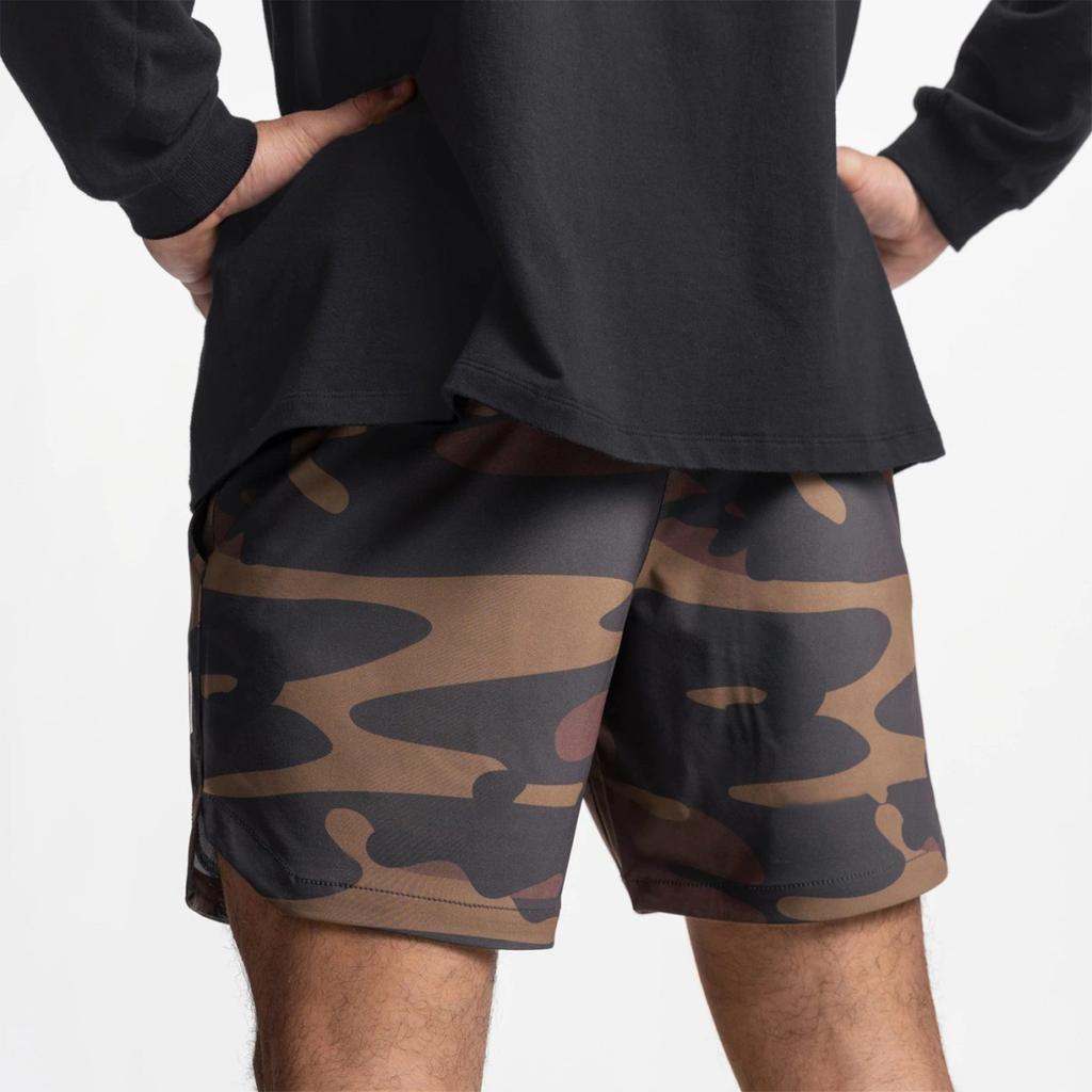 Men’s Summer Casual Woven Shorts Five Pocket Athletic Quick Dry Relaxed Fit Street Style Elastic Waist Short Pants