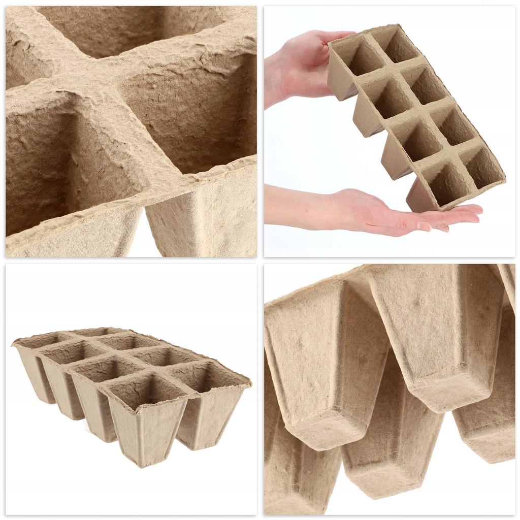 KADAX Торфяные горшки для рассады биоразлагаемые рассада саженцы 3x8шт