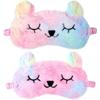 Plush Blackout Sleeping Rabbit Cat Eye Mask Without Eye Pressure Children's Eye Protection Goggles Household Goods