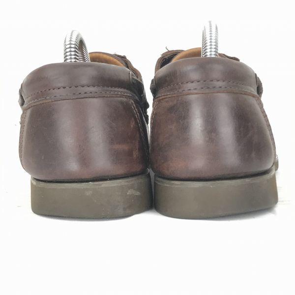 Винтажные кожаные мокасины Allen Edmonds Key Largo, темно-коричневые, 28.5(ИСПОЛЬЗОВАЛ)