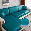 PU Waterproof Leather Sofa Seat Cover for Living Room Stretch Slipcover Furniture Protection 15 Solid Colors Sofa Couch Covers