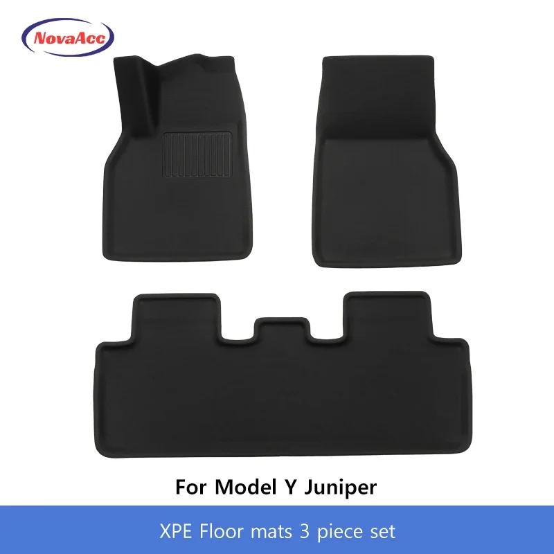 Автомобильные коврики для Tesla Model Y Juniper 2025 XPE Подкладка багажника Нескользящий Износостойкий Амортизирующий Всесторонний Защитный Коврик для Груза