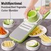 5IN1 Multifunctional Vegetable Shredder Stainless Steel Kitchen Chopper Carrot Potato Fruit Grater Slicer Manual Kitchen Gadgets