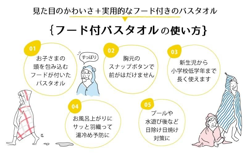 Kontex Baby Сделано в Имабари Ванна с капюшоном Ванна с гравировкой имени Душ, Япония, Полотенце, Mama's Select, Пушистое, Мальчики, Девочки, Младенцы, Пончо, Полотенце,