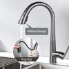 Поворотные на 360 градусов выдвижные кухонные смесители с 2 режимами струи Смесители для раковины в ванной комнате с высокой дугой Потяните вниз
