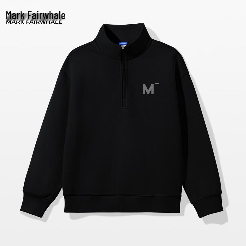 Mark Fairwhale Men's Half-Zip Stand Collar Sweatshirt