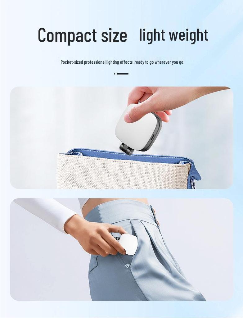 F662 Ультратонкий магнитный селфи-светильник: Портативный бьюти-заполняющий свет для мобильных телефонов
