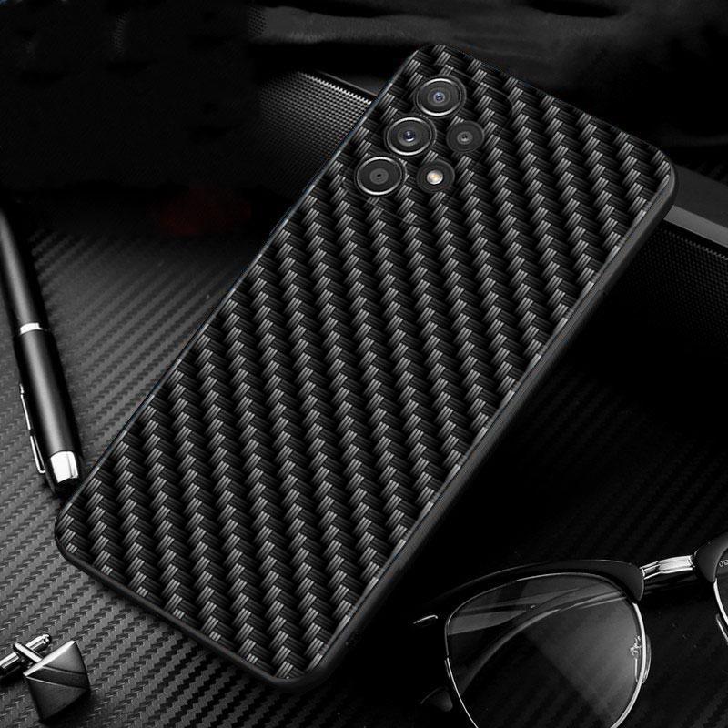 Чехол из углеродного волокна для Samsung Galaxy A72 A71 A52 A51 A42 A41 A32 A31 A22 A21s A12 A11 A02 A02s A01, чехол Fundas
