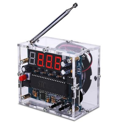 Маленький 87 МГц-108 МГц FM цифровой радиоприемник DIY наборы подходят для пайки обучения преподавания