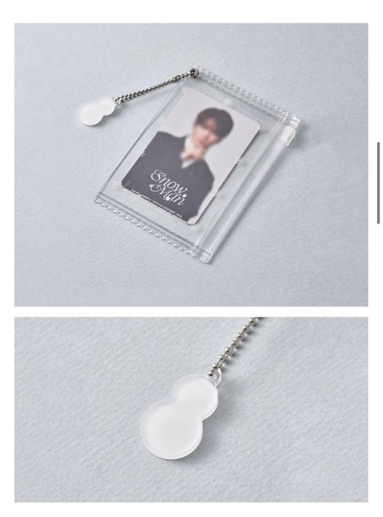 [USED] Overseas Exclusive Snow Man Korea 1st Pop-Up Card Case Keychain