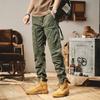 Men's New Overalls Casual Trendy Pants Men's High-end Loose-fitting Foot-tied Pants Men's Trousers