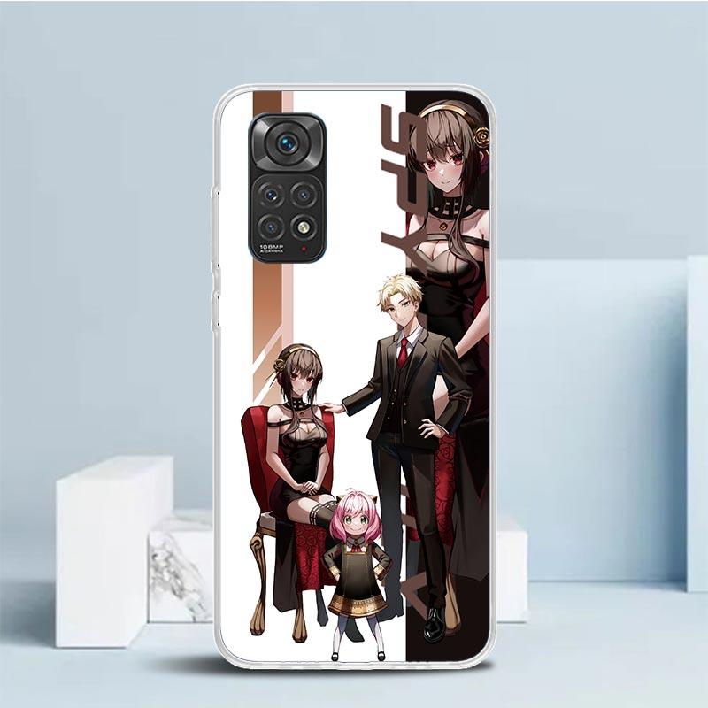 Чехол для телефона Anya из аниме Семья шпионов Для Xiaomi Redmi Note 15 14 14S 13 12S 12 Pro Plus 11S 11 11T 11E 10S 10 + Мягкая задняя крышка из ТПУ