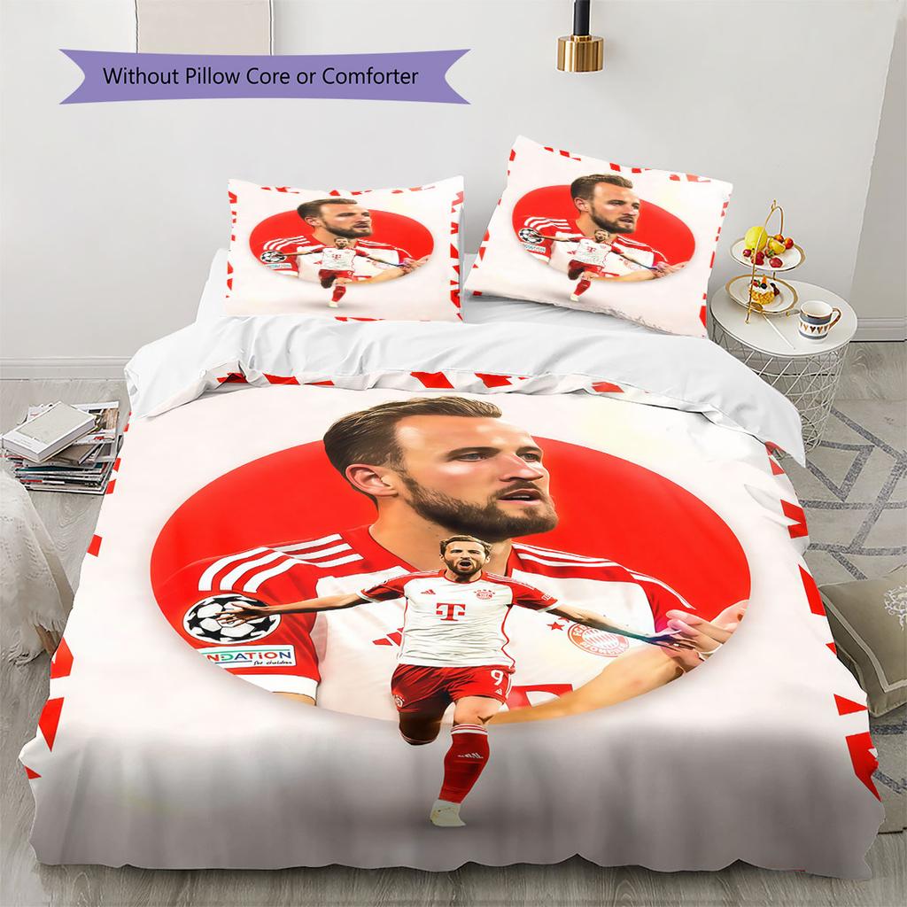 HurriKane Pattern Bedding Home Decoration Birthday Gift (1 * duvet cover + 2 * pillowcase, without core),fan merchandise.