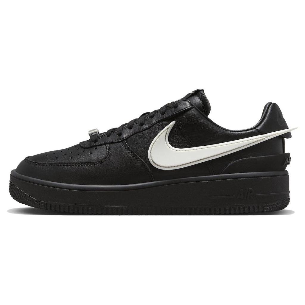 AMBUSH X Nike Air Force 1 Low Black Unisex Sneakers Phantom White DV3464-001
