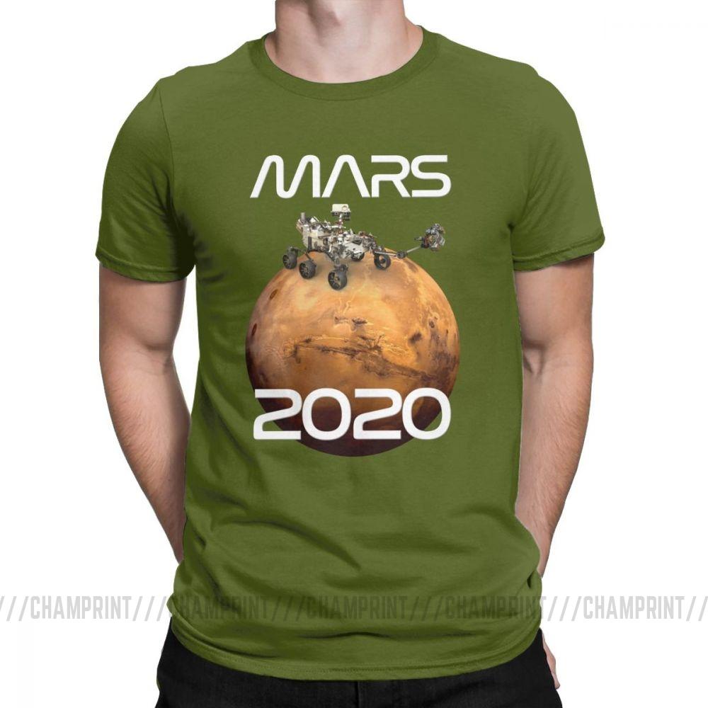 Rover Mission T Shirt For Men Space Explorers Occupy Short Sleeve Awesome Tees