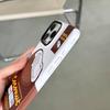 3D Магнитная подставка и защитный чехол в виде кокоса для iPhone 17/16/15/14 Pro/Max
