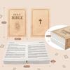 Библейская подушка, плюшевая подушка с книгой, реалистичный вид, износостойкая, безопасная для кожи, не выцветающая, христианский домашний акцент, декор диванной подушки