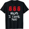 666 Способов Я Люблю Тебя Дьявол Сатана Футболка