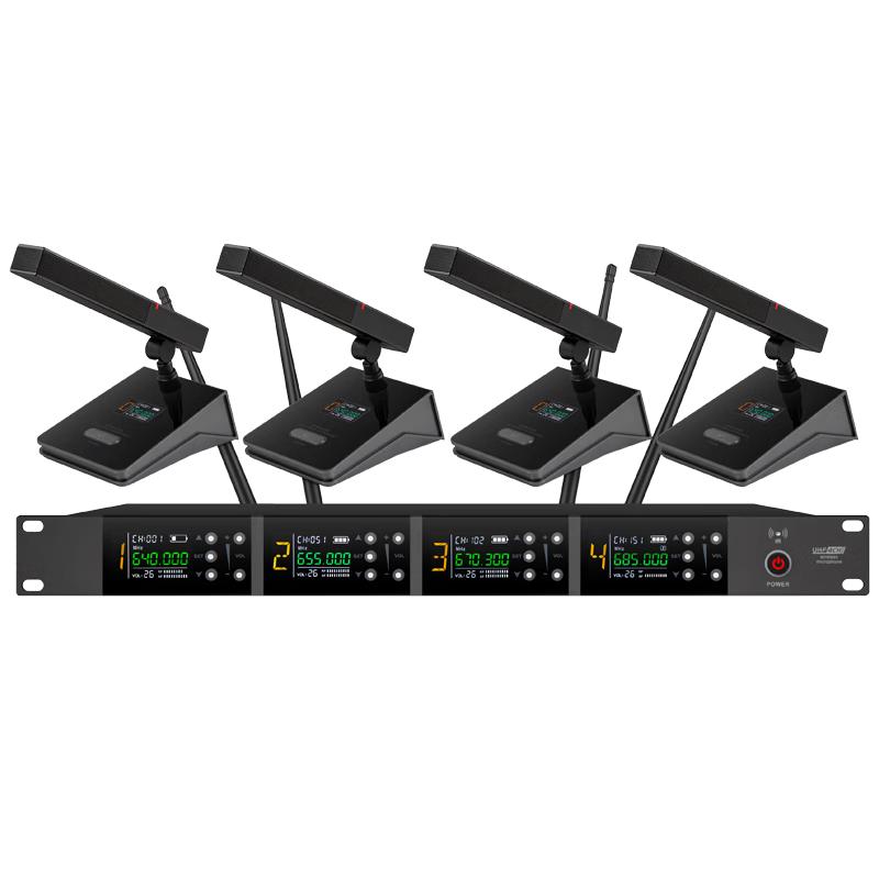 DAIPU Беспроводная профессиональная система микрофонов для конференций UHF (Китайская версия)