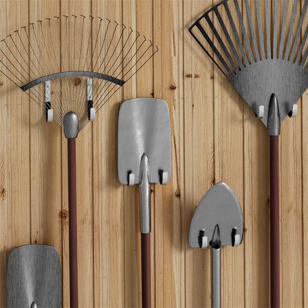 Многофункциональный металлический крючок кронштейн для хранения стеллаж настенный для хранения спальни дома 2 шт