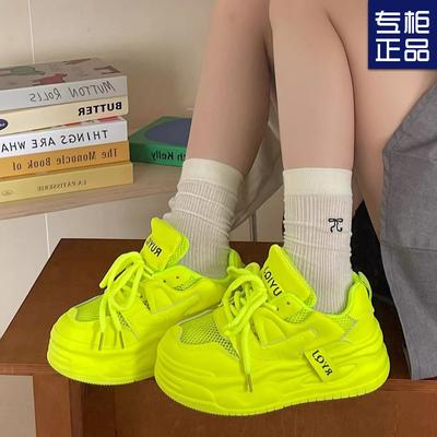 Весна и осень 2025 года, новые дышащие белые туфли для папы, женские, увеличивающие рост, универсальные, повседневные, сетчатые, спортивные туфли для серфинга