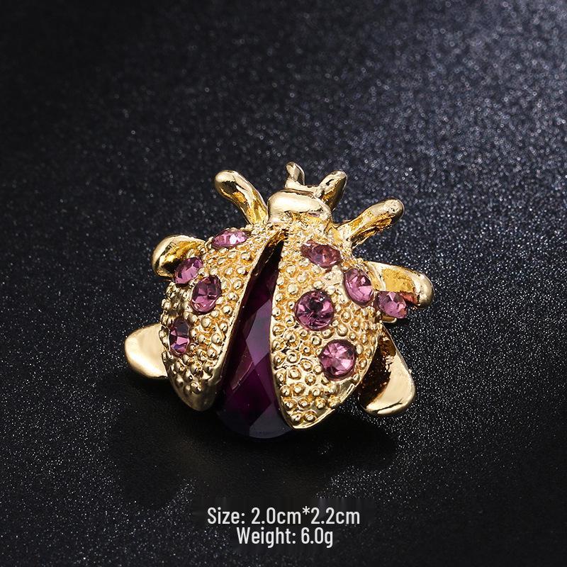 Брошь в виде пчелы с каплями масла в новом стиле - милая булавка в виде животного для воротников и аксессуаров одежды