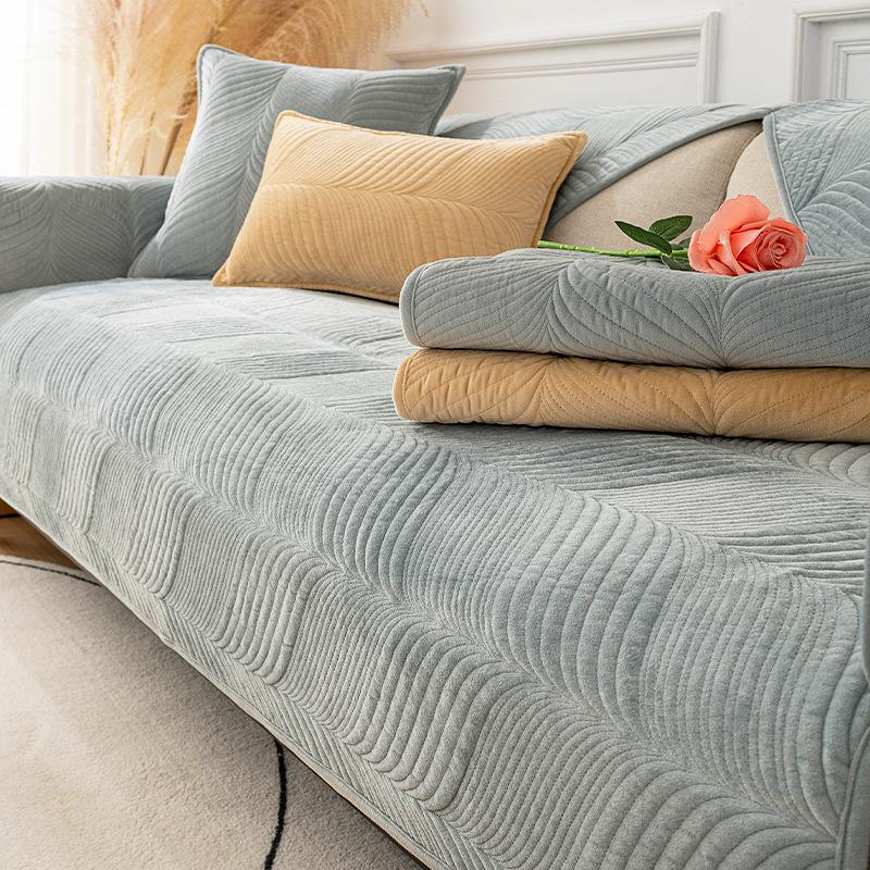 Плюшевые бархатные чехлы для диванов, чехлы для диванов, полотенца, универсальный нескользящий чехол для дивана для гостиной, декоративный