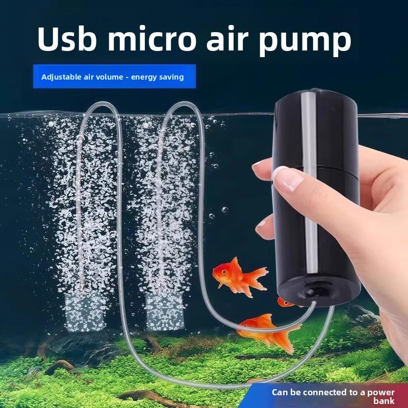 Портативный USB аквариум для рыбок, мини-ультратихий рыболовный кислородный насос