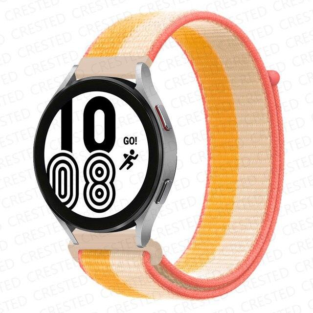 Band For Samsung Galaxy Watch 4 3 Classic 5 Pro Active 2/Gear S3 Nylon Loop Correa Bracelet Huawei Watch GT 2 3 Strap 22mm 20mm