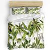 Sloth Bedding Collection For Bedroom Bed Home Cartoon Mammal On Tropical Jungle With Green Banana Duvet Cover Quilt Cover Pillowcase