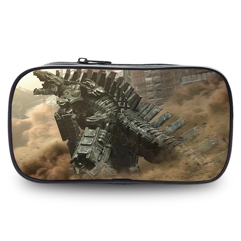 Godzilla Wars King Kong Pencil Case Stationery Case Pencil Case Student Office Pencil Bag Student Pencil Bag Stationery Storage Bag