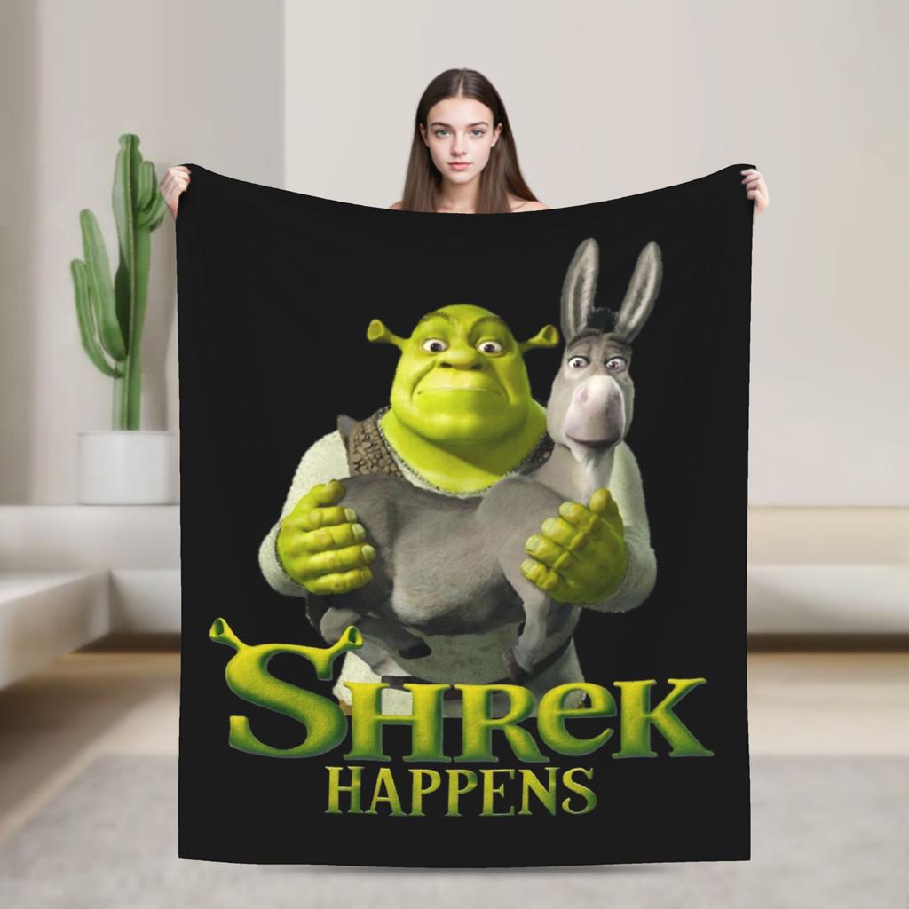 Father Farquaad Shreks Blankets Coral Fleece Plush Autumn Multifunction Soft Throw Blanket for Home Couch Plush Thin Quilt