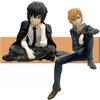 Bungo Stray Dogs Дазай Дзи Накахара Чуя Сидящая поза Аниме Фигурка ПВХ Фигурки Действия Модель Аниме Мультфильм Модель Игрушка Подарки