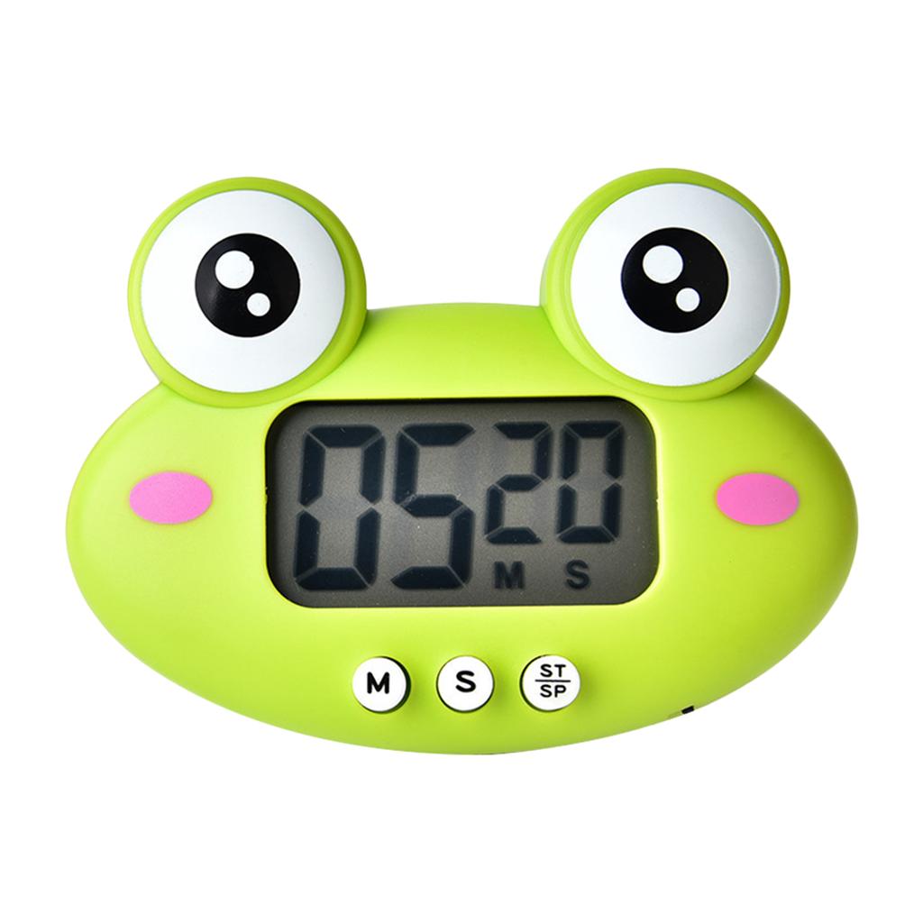 Digital Kitchen Timer Cute Animal Timer with Strong Magnet Back Stand Loud Alarm Large Screen