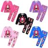 Children's Fashion Suit Skirt Round Neck Long Sleeve Top Pants