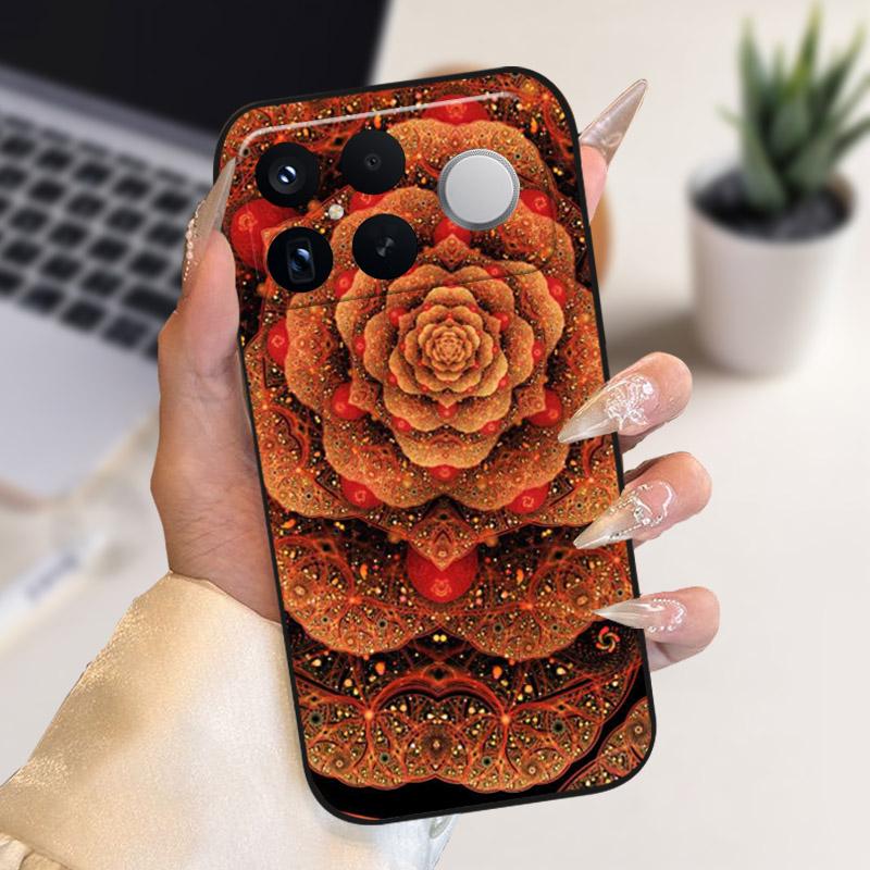 Для POCO F8 Ultra Чехол Модный Ударопрочный Чехол для Телефона Силиконовый Мягкий TPU Бампер Для Xiaomi POCO F8Ultra Чехол Fundas Мультяшный Capa