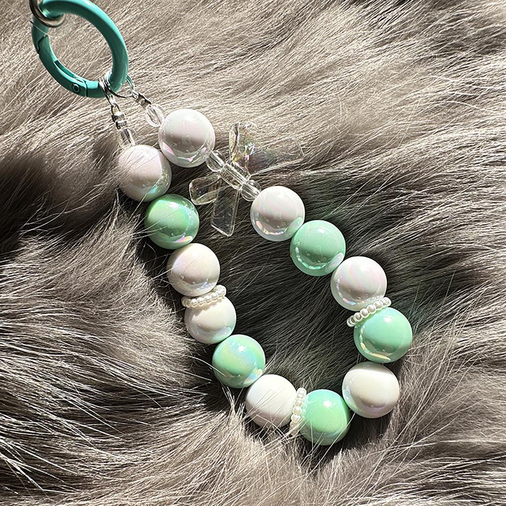 Милый кавайный мини-брелок с бантом конфетного цвета, мультяшный красочный телефон, шнурок для защиты от потери, кулон на рюкзак, украшение, подарки