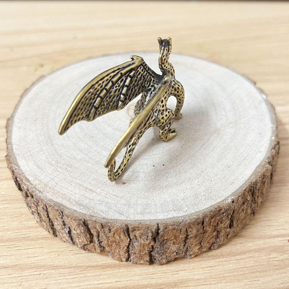 Chinese Mythical Pterosaur Dragon Ornament Mythical Beast Figurines Home Desk Decorations